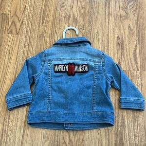 Marilyn Manson  Jean Jacket Denim Jacket unisex 6-9M 6-9 months